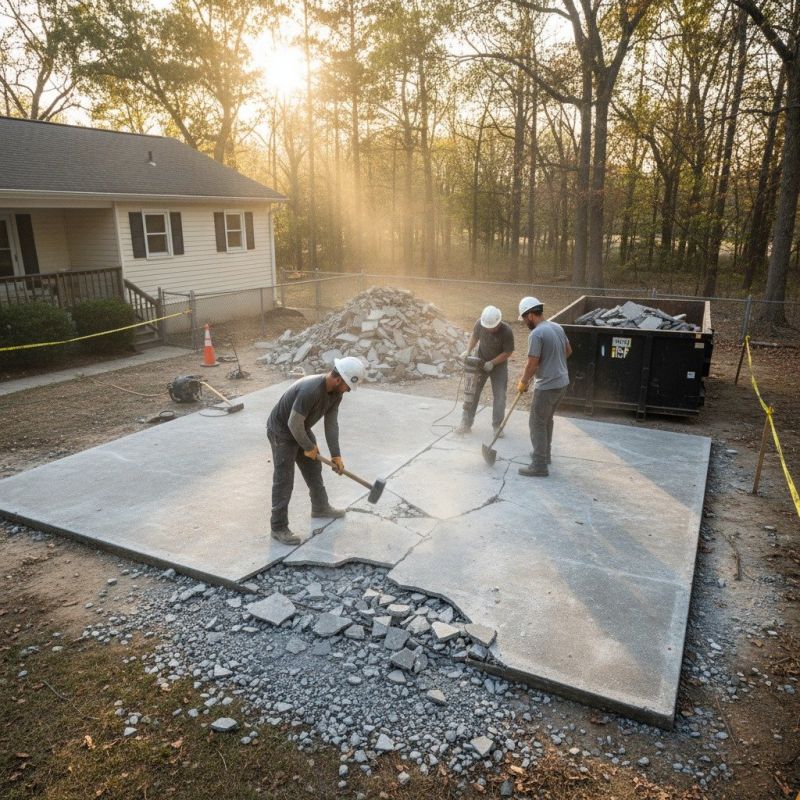 Concrete Pavement Demolition